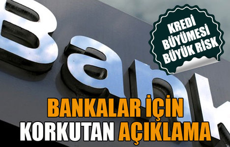 Bankalarda kredi riski büyüyor