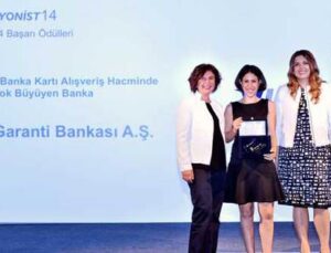 Garanti Bankası, “Visa 2013 Başarı Ödülü” aldı