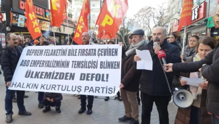 HKP’den Antony Blinken protestosu: Ülkemizden defol!