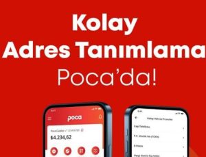 Poca ile para transferinde Kolay Adres dönemi